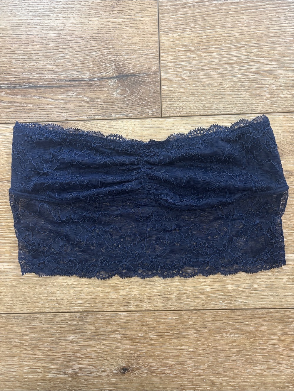 PINK Victoria's Secret Navy Lace Bandeau